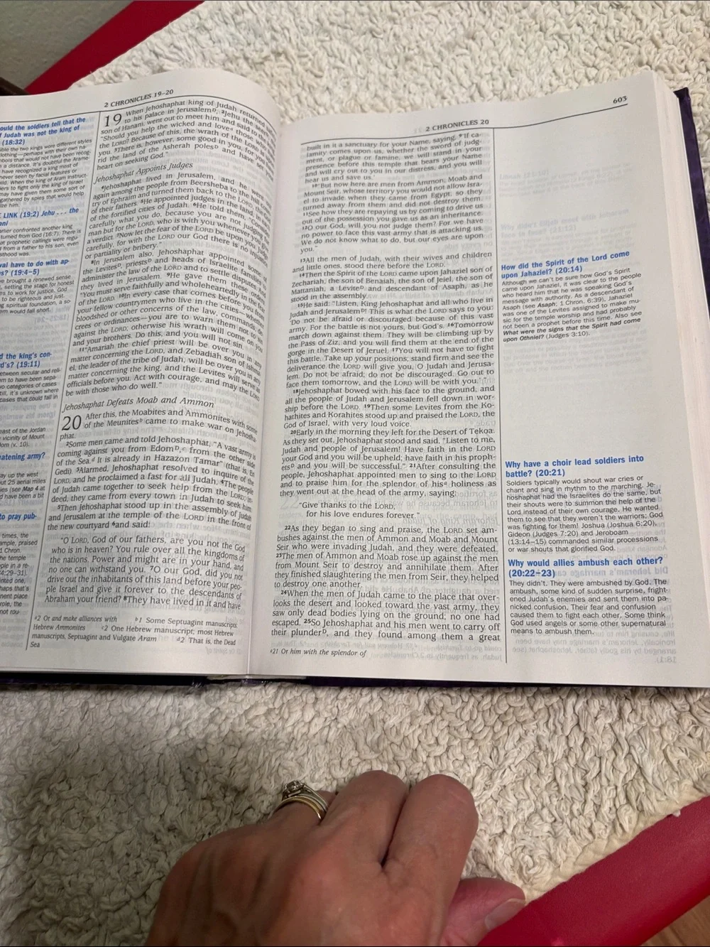 The Quest Study Bible - Purple Cover Rare